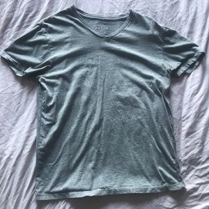 Gray J Crew L Slim Fit Washed V-neck T-shirt